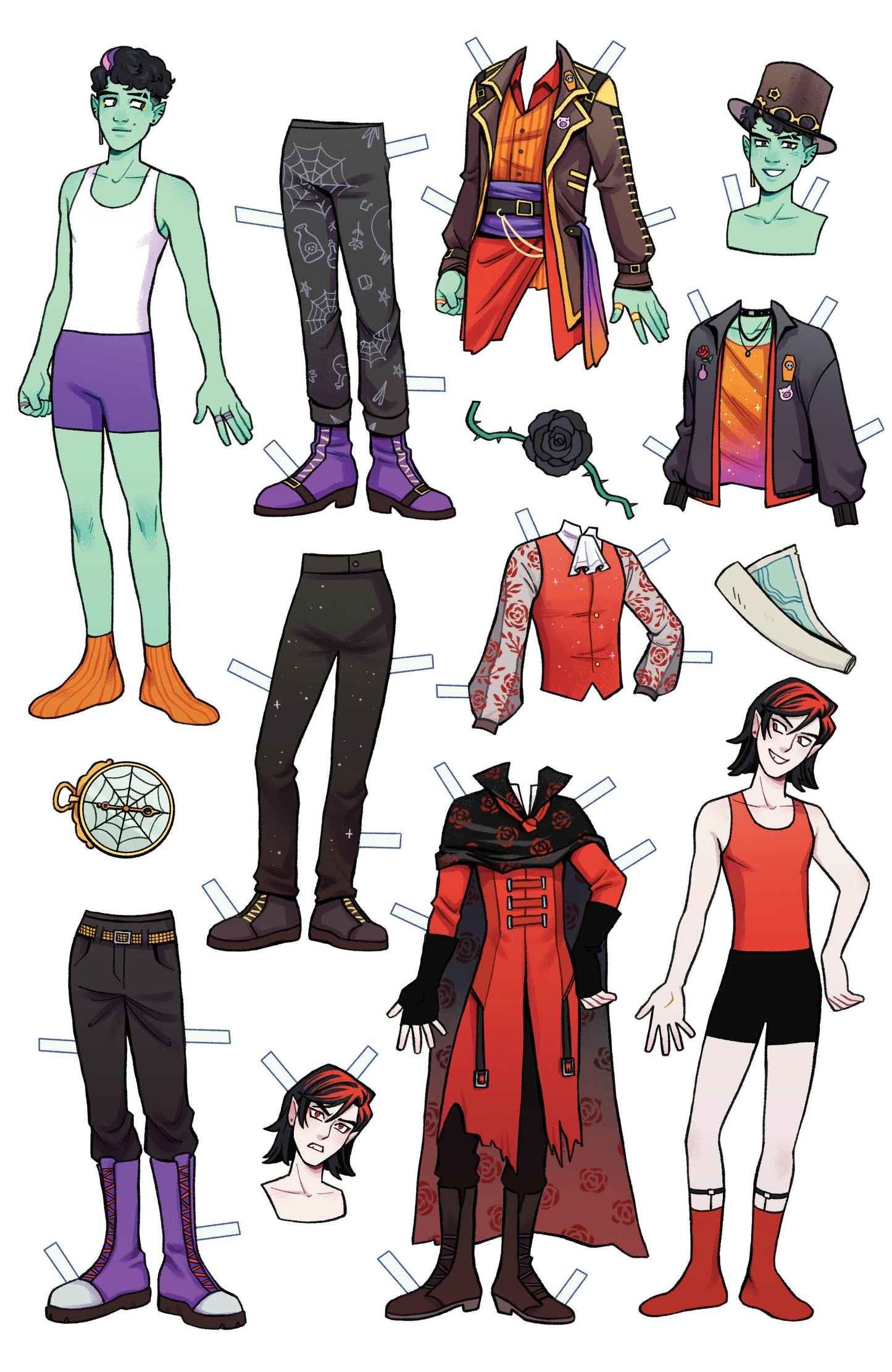 2025 - Monster High: Boomuda Triangle #1 Cvr C Bowen Mccurdy Paper Doll Var - M - ENG 1