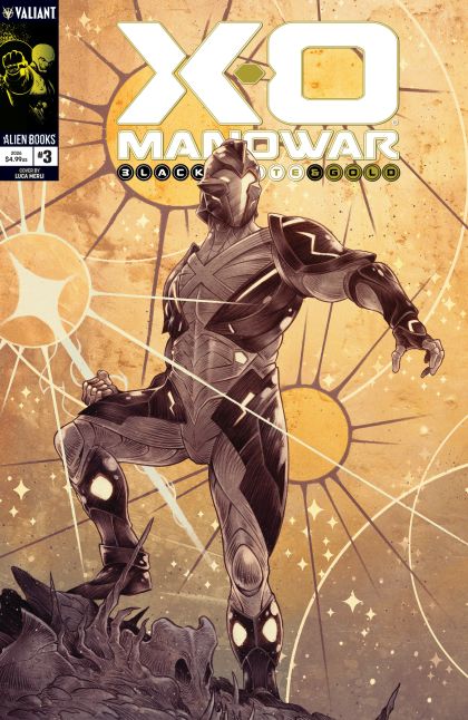 X-O Manowar: Black, White & Gold #3 Cvr A Luca Merli - M - ENG - PROMO 1