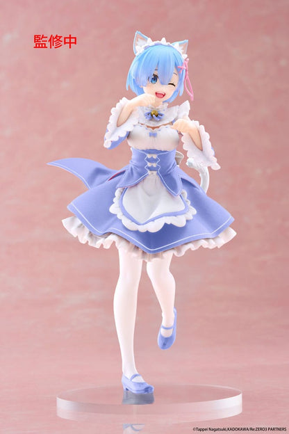 Re:Zero Starting Life In Another World Coreful Pvc Statue Rem Cat Maid Ver. Renewal 18 Cm - M 3