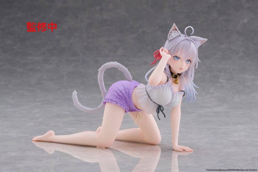 Alya Sometimes Hides Her Feelings in Russian PVC Statue Desktop Cute Figure Alya Cat Ear Roomwear Ver. 13 cm - M 1