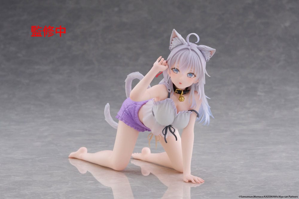 Alya Sometimes Hides Her Feelings in Russian PVC Statue Desktop Cute Figure Alya Cat Ear Roomwear Ver. 13 cm - M 3