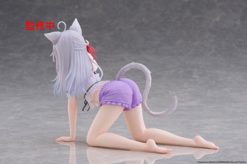 Alya Sometimes Hides Her Feelings in Russian PVC Statue Desktop Cute Figure Alya Cat Ear Roomwear Ver. 13 cm - M 4