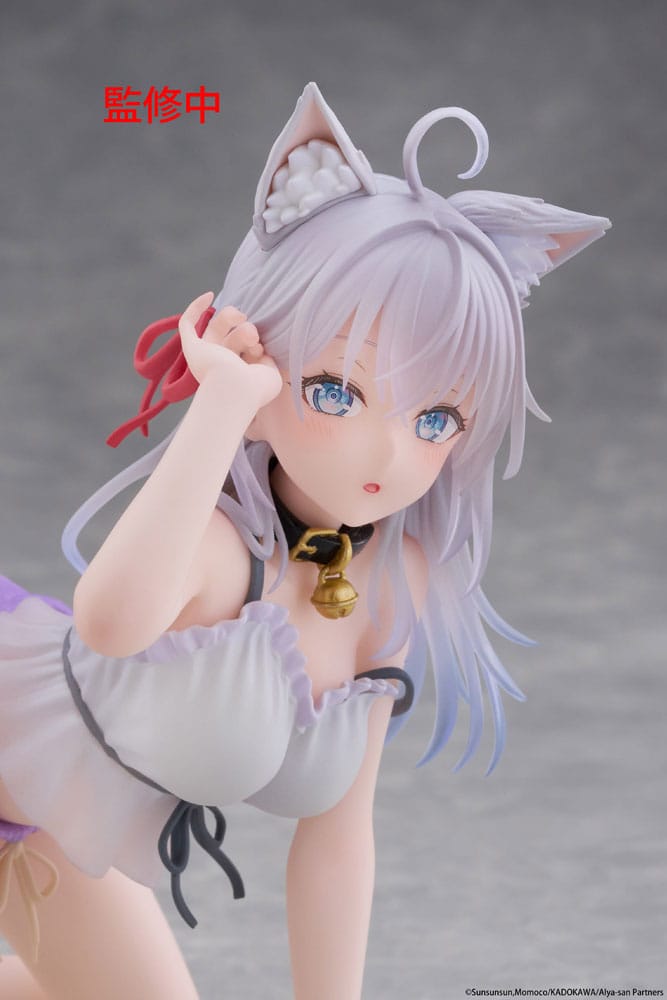 Alya Sometimes Hides Her Feelings in Russian PVC Statue Desktop Cute Figure Alya Cat Ear Roomwear Ver. 13 cm - M 5