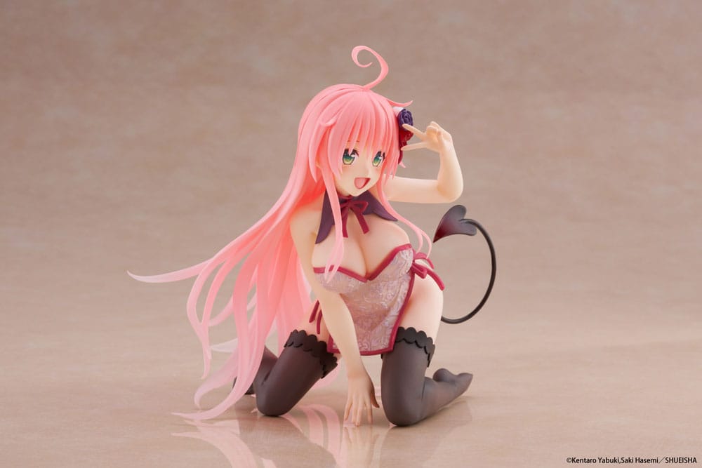 To Love-Ru Darkness PVC Statue Desktop Cute Figure Lala Chinese Dress Ver. 13 cm - M 4