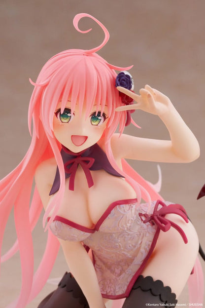 To Love-Ru Darkness PVC Statue Desktop Cute Figure Lala Chinese Dress Ver. 13 cm - M 5