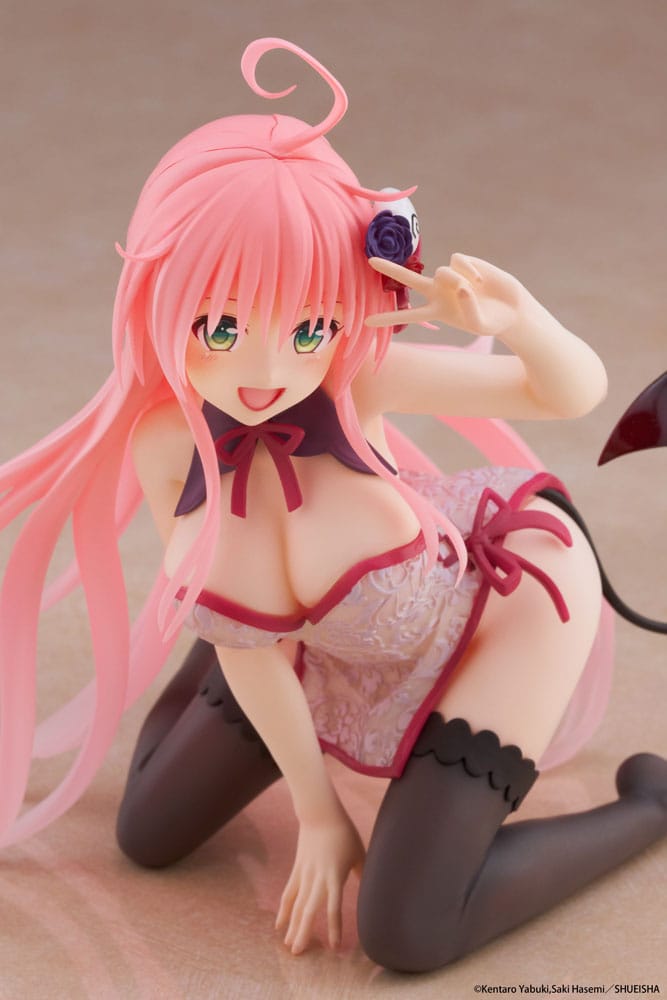 To Love-Ru Darkness PVC Statue Desktop Cute Figure Lala Chinese Dress Ver. 13 cm - M 6