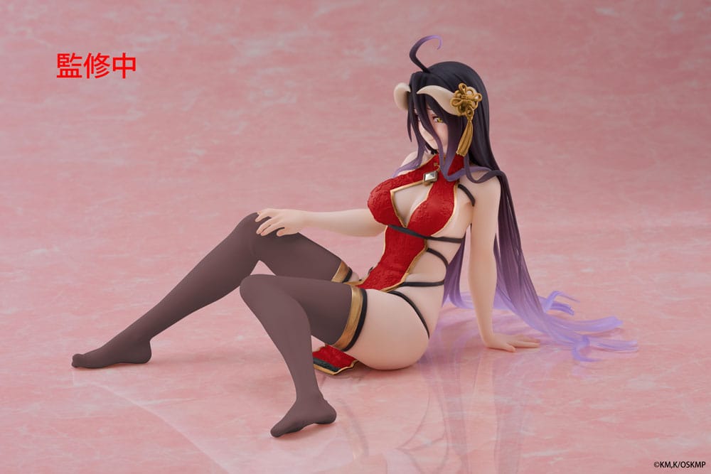 Overlord Pvc Statue Desktop Cute Figure Albedo Chinese Dress Ver. Renewal 13 Cm - M 2