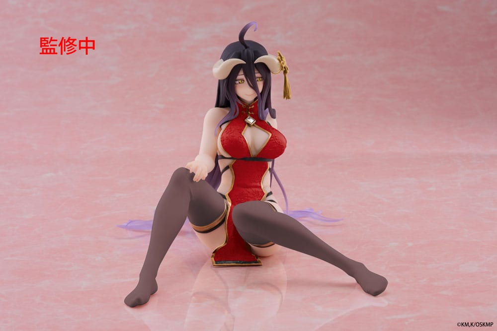 Overlord Pvc Statue Desktop Cute Figure Albedo Chinese Dress Ver. Renewal 13 Cm - M 4