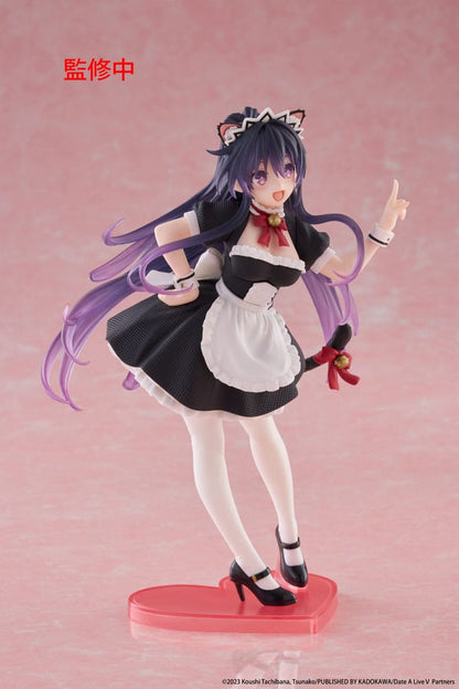 Date A Live V Coreful Pvc Statue Tohka Yatogami Cat Ear Maid Ver. 18 Cm - M 4