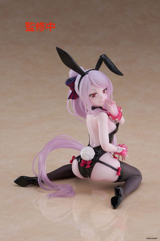 Overlord PVC Statue Desktop Cute Figure Shalltear Bunny Ver. 13 cm - M 1