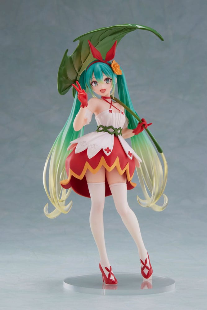 Hatsune Miku Pvc Statue Hatsune Miku Wonderland Figure Thumbelina 18 Cm - M 1