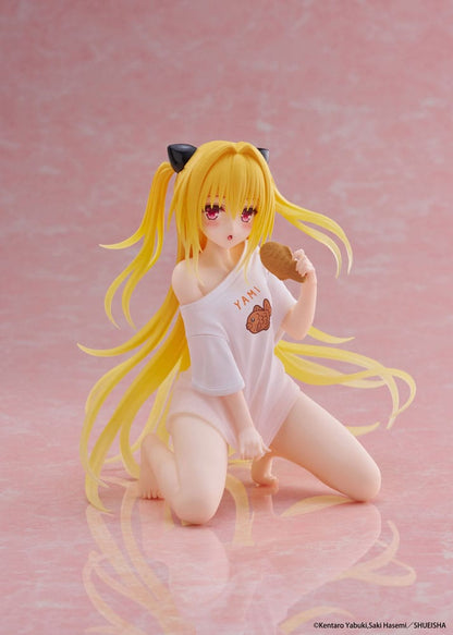 To Love-Ru Darkness Pvc Statue Desktop Cute Figure Golden Darkness Roomwear Ver. 13 Cm - M 1