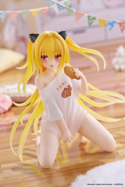 To Love-Ru Darkness Pvc Statue Desktop Cute Figure Golden Darkness Roomwear Ver. 13 Cm - M 3