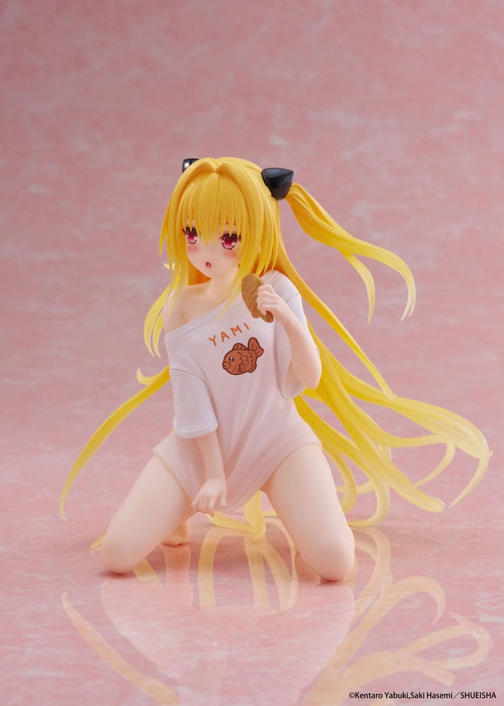 To Love-Ru Darkness Pvc Statue Desktop Cute Figure Golden Darkness Roomwear Ver. 13 Cm - M 4