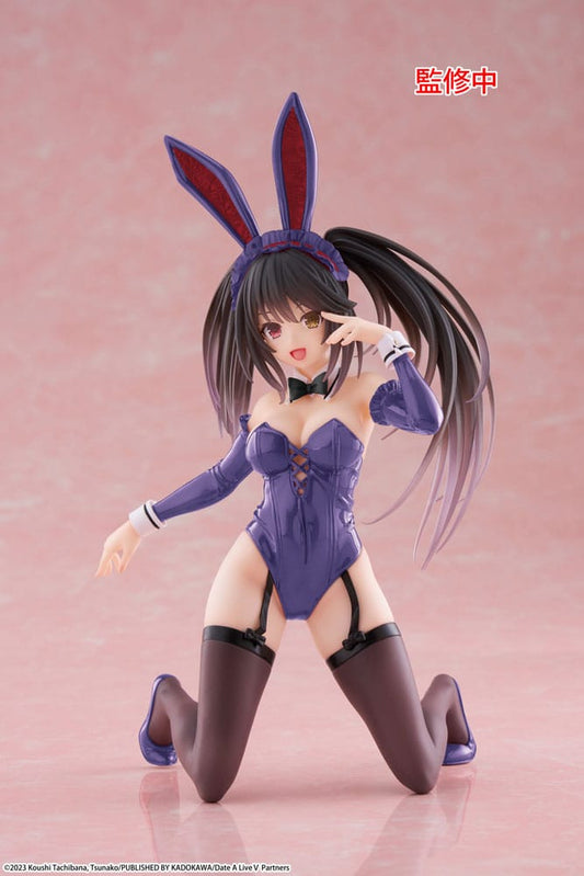 Date A Live V PVC Statue Desktop Cute Figure Kurumi Tokisaki Bunny Ver. Renewal 13 cm - M 1