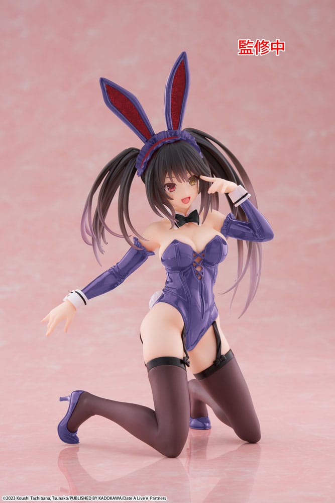 Date A Live V PVC Statue Desktop Cute Figure Kurumi Tokisaki Bunny Ver. Renewal 13 cm - M 2