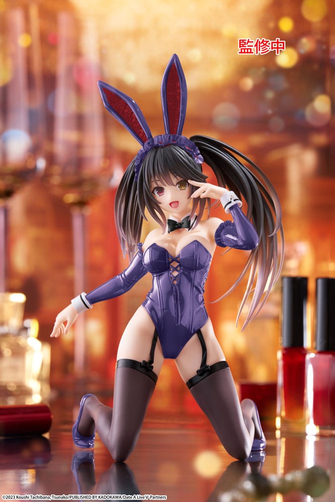 Date A Live V PVC Statue Desktop Cute Figure Kurumi Tokisaki Bunny Ver. Renewal 13 cm - M 3