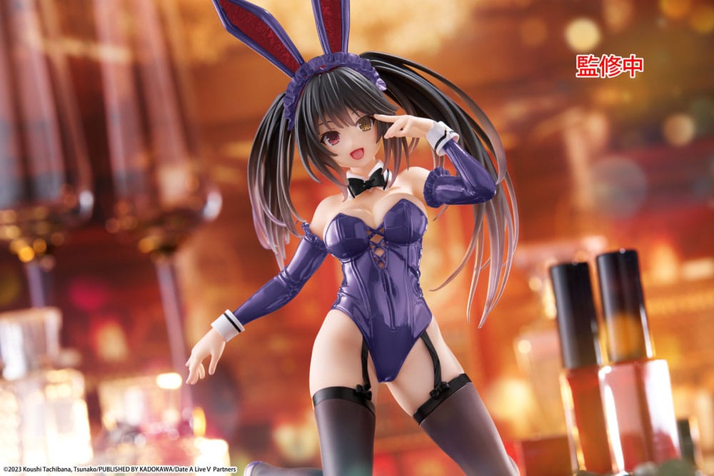 Date A Live V PVC Statue Desktop Cute Figure Kurumi Tokisaki Bunny Ver. Renewal 13 cm - M 4