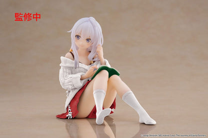 Wandering Witch: The Journey of Elaina PVC Statue Desktop Cute Figure Elaina Casual Clothes Ver. Renewal 13 cm - M 1