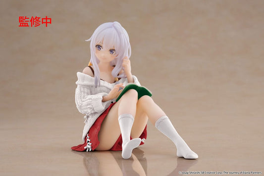 Wandering Witch: The Journey of Elaina PVC Statue Desktop Cute Figure Elaina Casual Clothes Ver. Renewal 13 cm - M 1