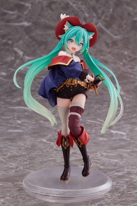 Hatsune Miku Wonderland Puss in Boots PVC Statue 18 cm - M 1