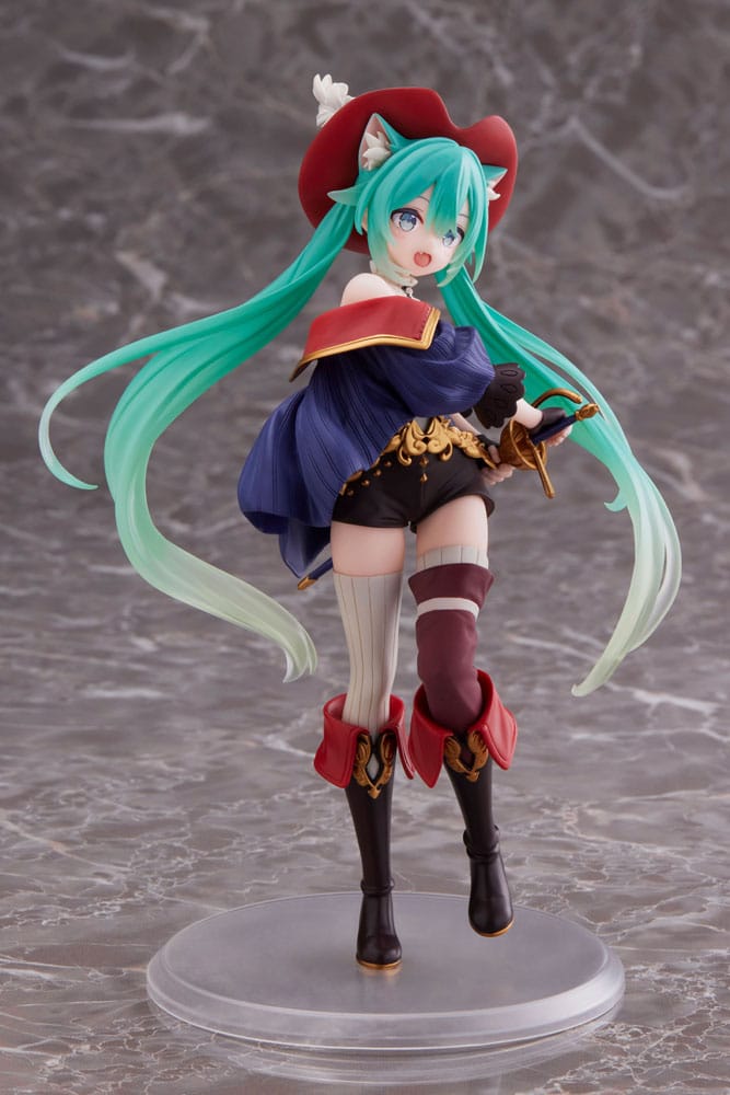 Hatsune Miku Wonderland Puss in Boots PVC Statue 18 cm - M 4