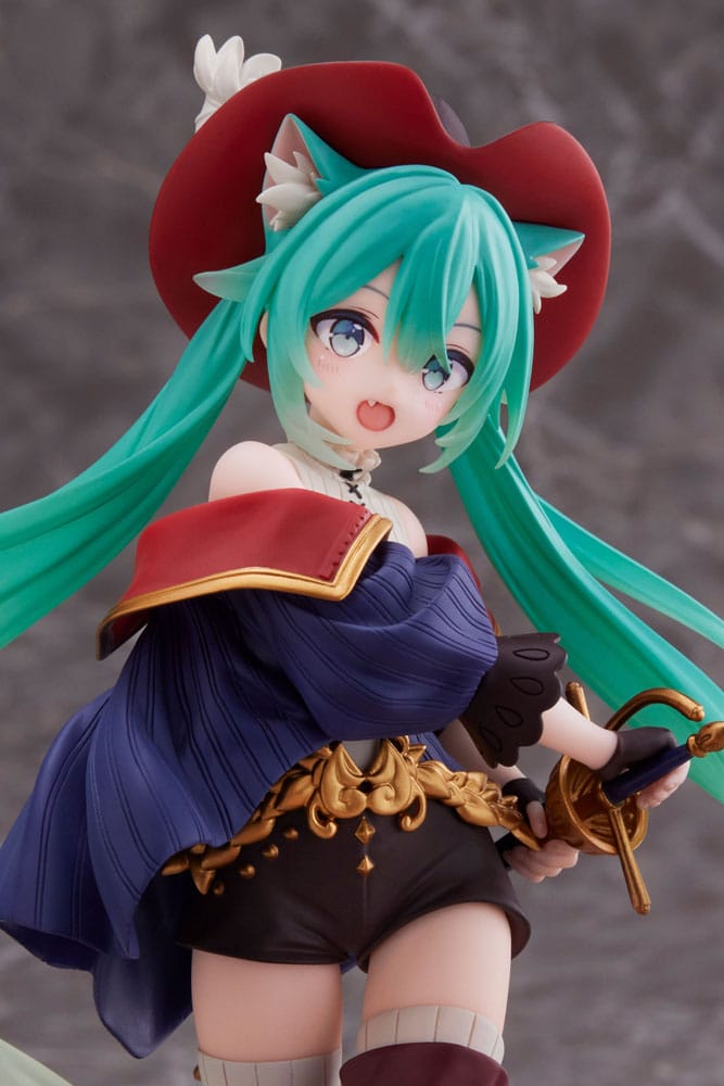 Hatsune Miku Wonderland Puss in Boots PVC Statue 18 cm - M 5