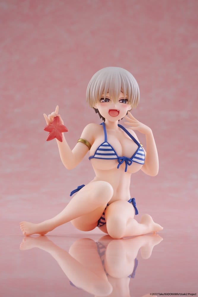 Uzaki-chan Wants to Hang Out! Desktop Cute PVC Figure Hana Uzaki Swim Wear Ver. 13 cm - M 1