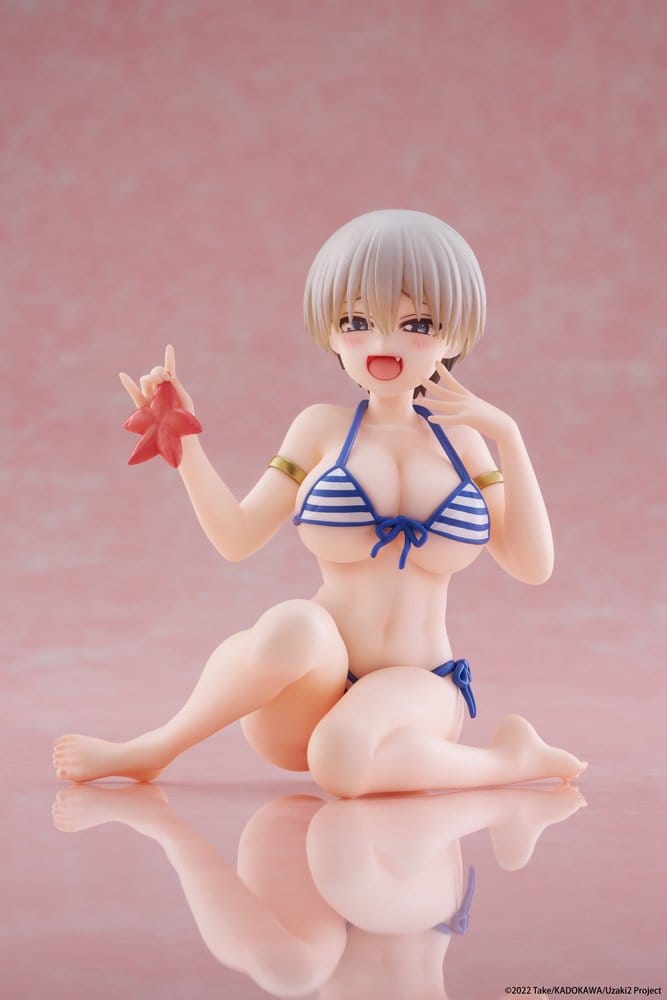 Uzaki-chan Wants to Hang Out! Desktop Cute PVC Figure Hana Uzaki Swim Wear Ver. 13 cm - M 2