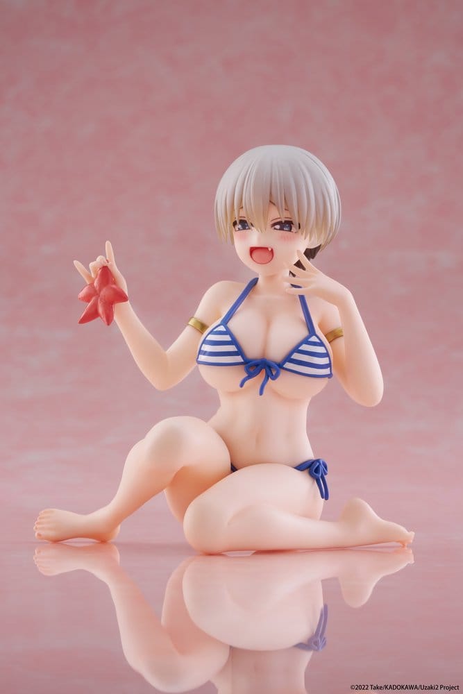 Uzaki-chan Wants to Hang Out! Desktop Cute PVC Figure Hana Uzaki Swim Wear Ver. 13 cm - M 3