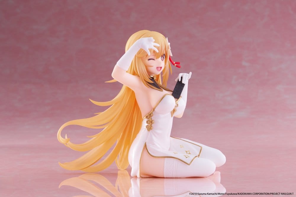 A Certain Scientific Railgun PVC Statue Desktop Cute Figure Misaki Shokuho Chinese Dress Ver. 13 cm - M 4