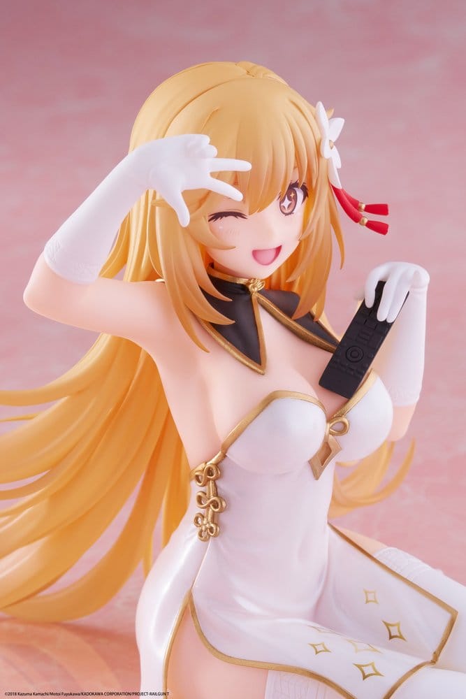 A Certain Scientific Railgun PVC Statue Desktop Cute Figure Misaki Shokuho Chinese Dress Ver. 13 cm - M 5