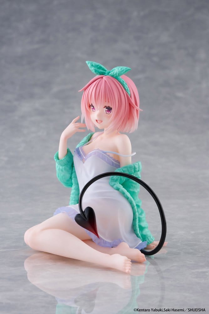 To Love-Ru Desktop Cute PVC Figure Momo Roomwear Ver. 13 cm - M 2