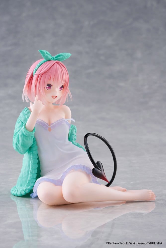 To Love-Ru Desktop Cute PVC Figure Momo Roomwear Ver. 13 cm - M 4