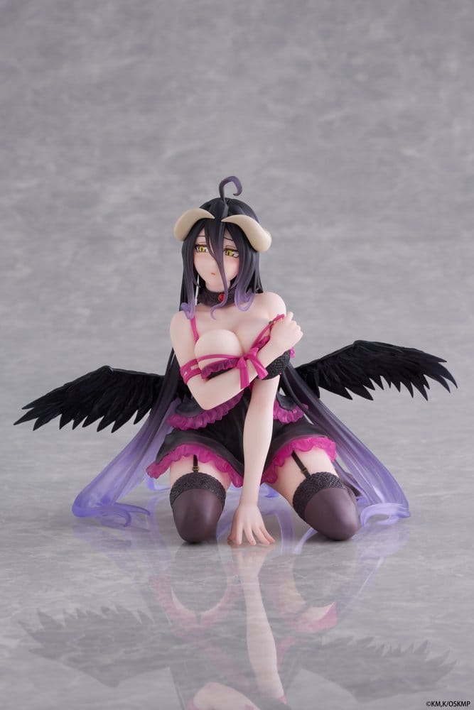 Overlord Desktop Cute PVC Figure Albedo Negligee Ver. 13 cm - M 3