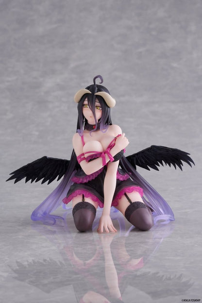 Overlord Desktop Cute PVC Figure Albedo Negligee Ver. 13 cm - M 3