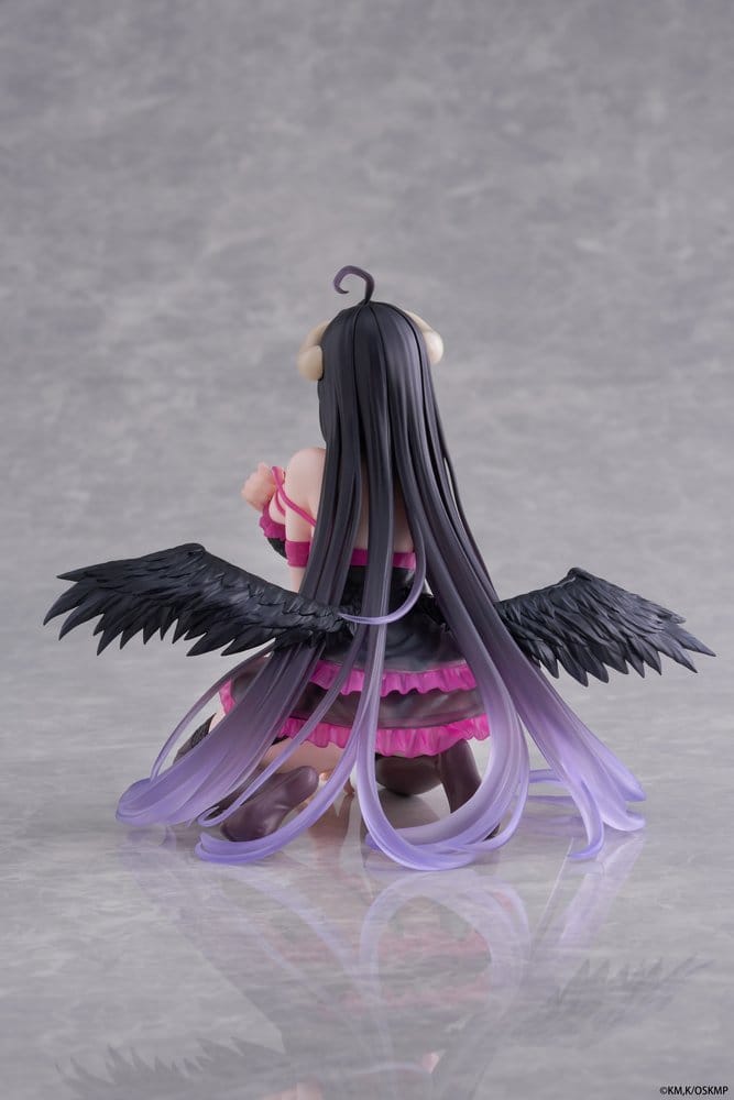 Overlord Desktop Cute PVC Figure Albedo Negligee Ver. 13 cm - M 4
