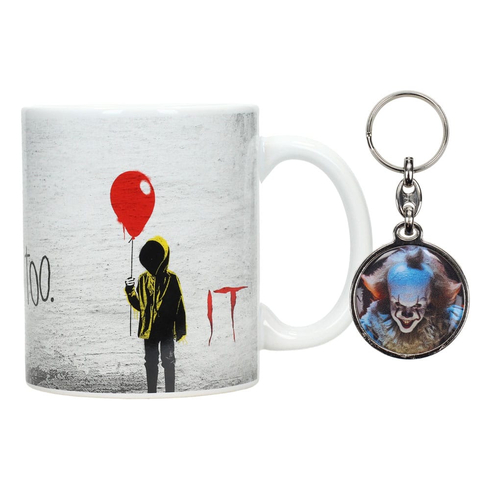 It Gift Set Mug & Keyring You'Ll Float Too - M 2