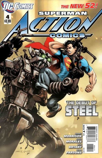 2011 - Action Comics, Vol. 2 #4 Var. A - Superman and the Men of Steel / Hearts of Steel - M - ENG - PRE-ORDER 1