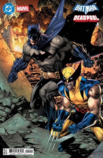 2025 - DC / Marvel: Batman / Deadpool #1 Var. K - The Cosmic Kiss Caper! / A Magician Walks Into a Universe / Sticks & Snikts / Harley & Hulk's Amazin' Saturday!!!! / New Friends in Old Places - M - ENG - PRE-ORDER 1