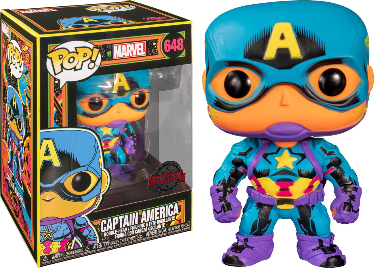 Marvel Special Edition Captain America Pop - M 1