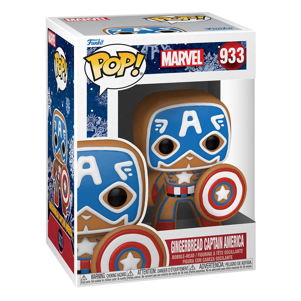 Marvel Gingerbread Captain America Pop - M 1