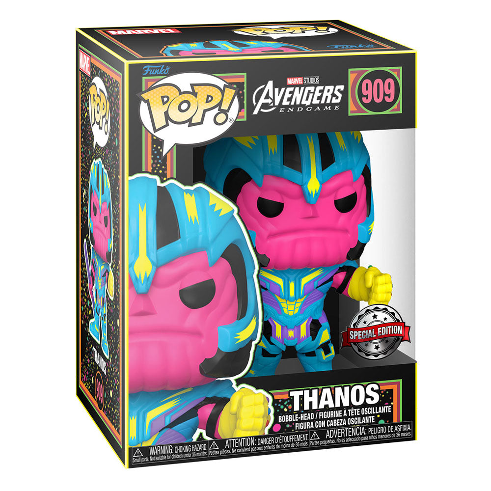 Marvel Studios The Infinity Saga - Special Edition Thanos Blacklight Pop + T-Shirt (M Size) - M 2