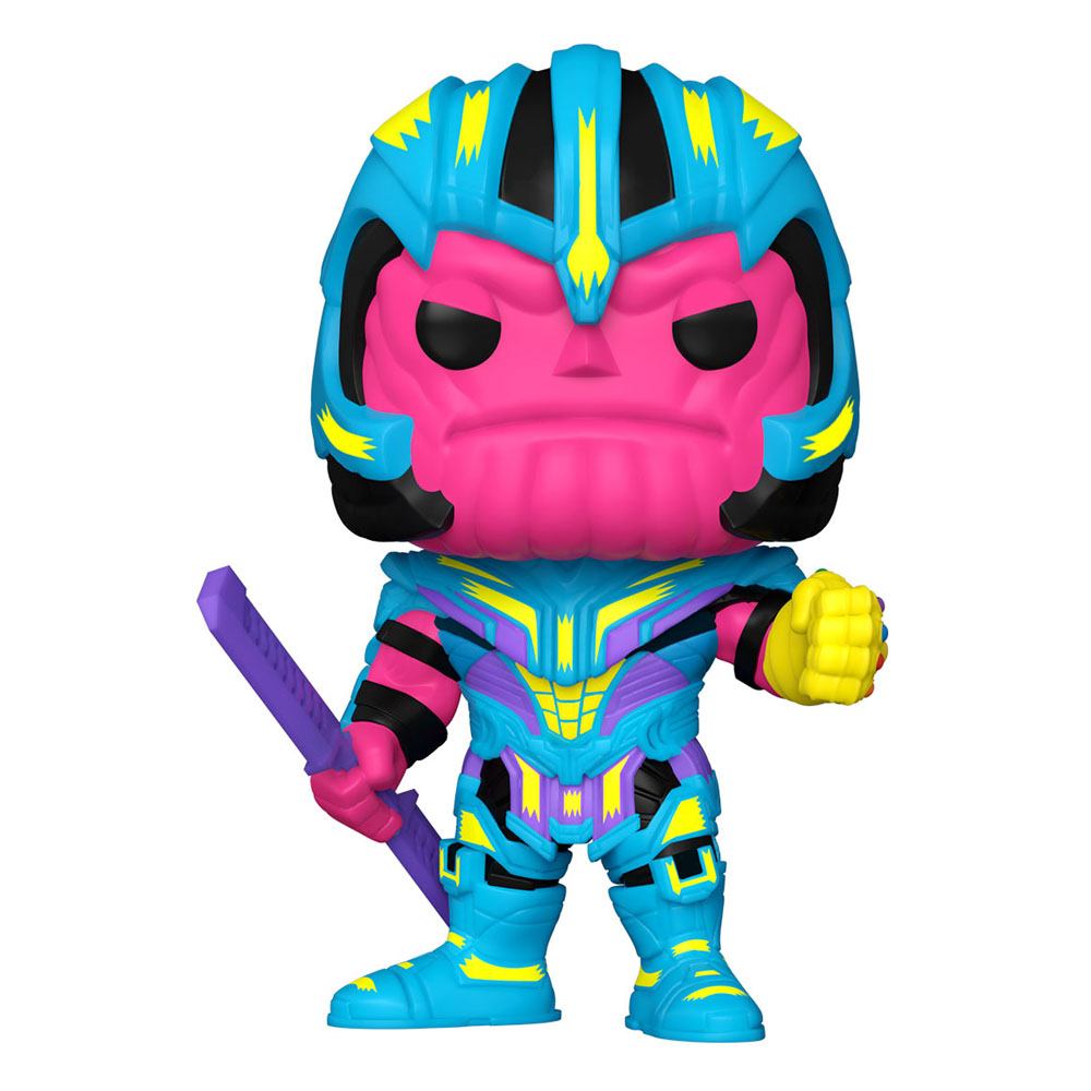 Marvel Studios The Infinity Saga - Special Edition Thanos Blacklight Pop + T-Shirt (M Size) - M 3