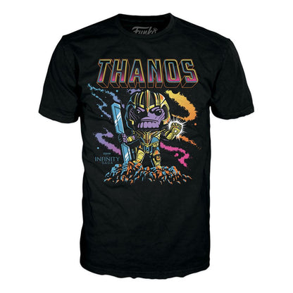 Marvel Studios The Infinity Saga - Special Edition Thanos Blacklight Pop + T-Shirt (M Size) - M 4