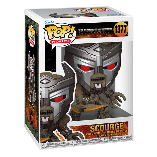 Transformers: Rise Of The Beasts Pop! Movies Vinyl Figure Scourge 9 Cm - M 1