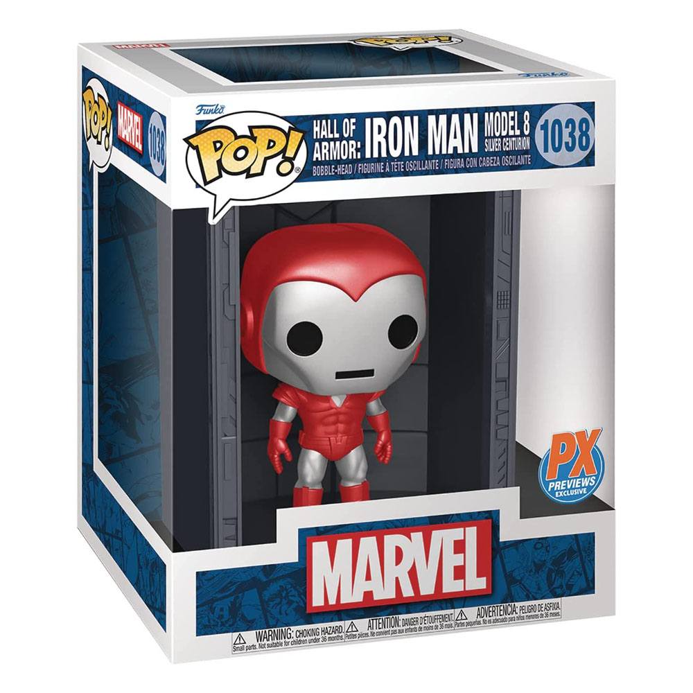 Marvel Hall Of Armor: Iron Man Model 8 Silver Centurion Pop - M 1