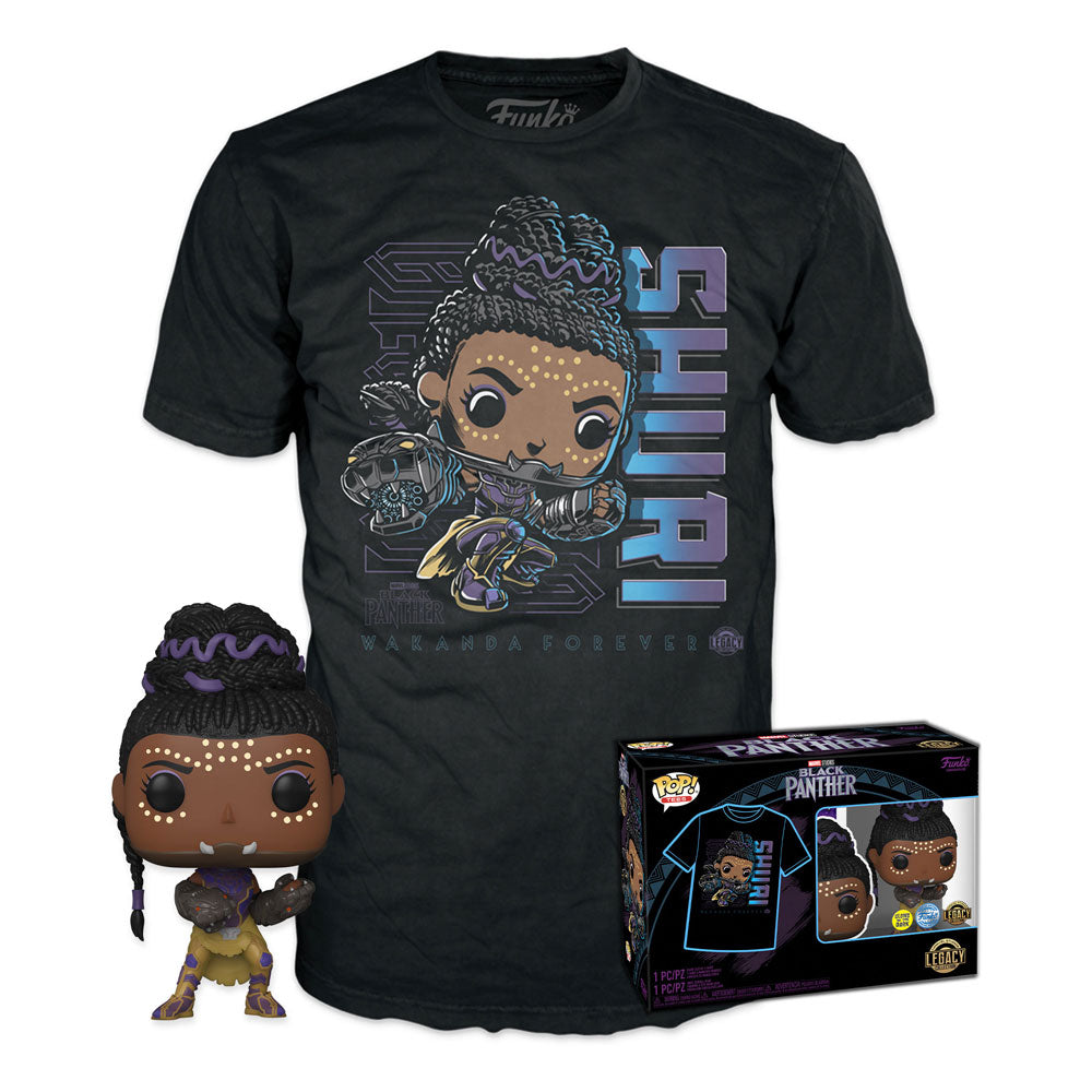 Marvel Studios Black Panther Legacy - Shuri Pop + T-Shirt (M Size) - M 1