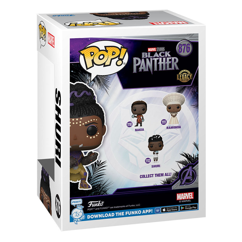 Marvel Studios Black Panther Legacy - Shuri Pop + T-Shirt (M Size) - M 3