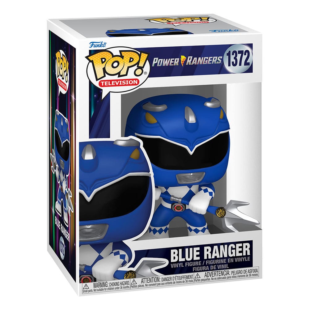 Power Rangers 30Th Pop! Tv Vinyl Figure Blue Ranger 9 Cm - M 1